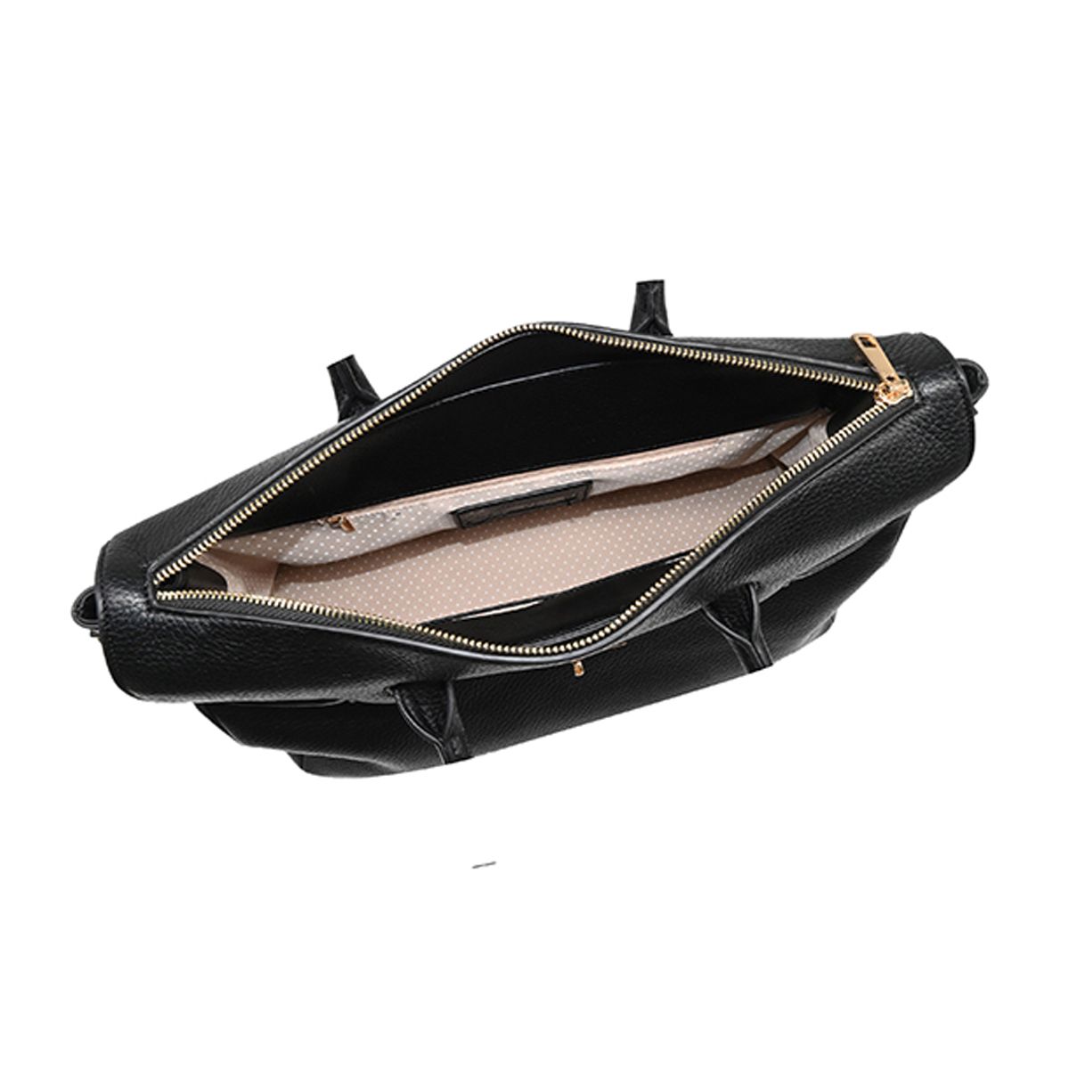 Hampton shopper svart - elegant skulderveske i imitert skinn