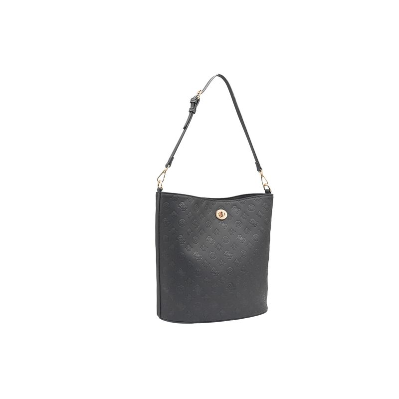Ivory bucketbag - svart - romslig og stilren veske
