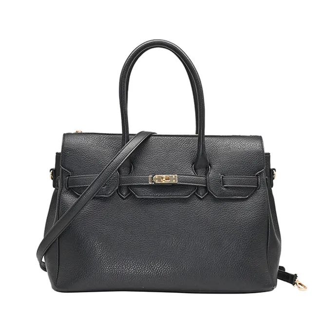 Hovedbilde Hampton shopper svart - elegant skulderveske i ...