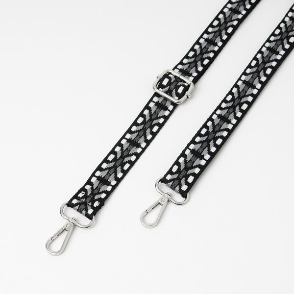 Hovedbilde Smal skulderrem svart - justerbar veskereim med ...