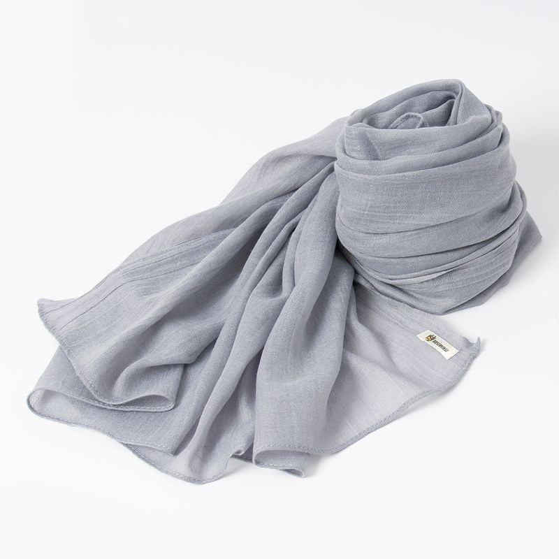 Scarf i modal - ljus grå