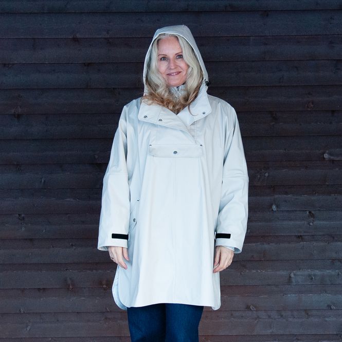 Hovedbilde Regnponcho - offwhite