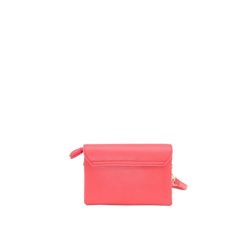 DANIELLE clutch rød i imitert skinn