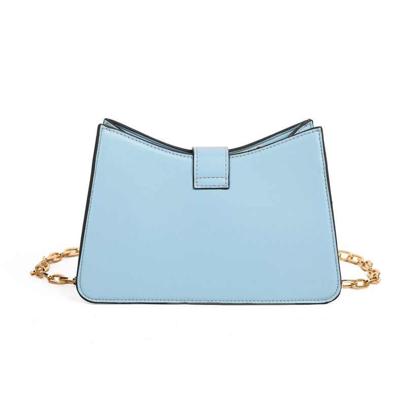 BOSTON clutch med spenne - lys blå