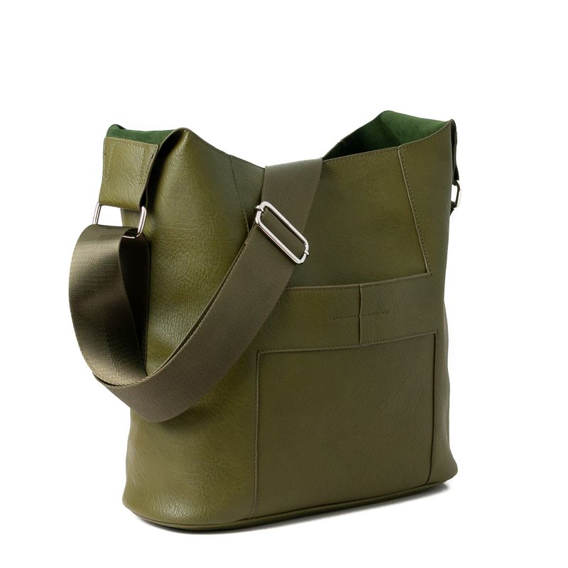 Anna stor crossbag - mørk grønn