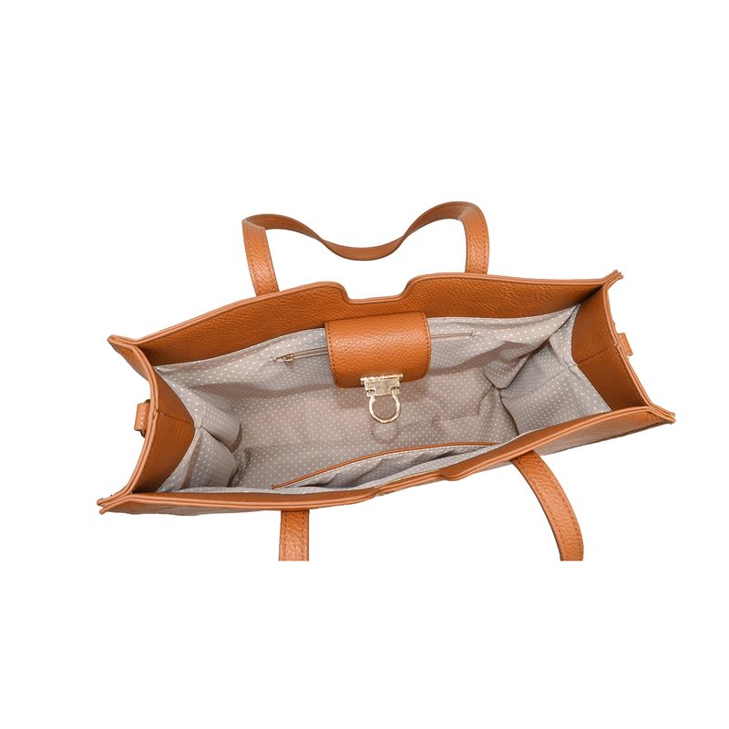 INE shopper - brun - romslig veske i tidløst design