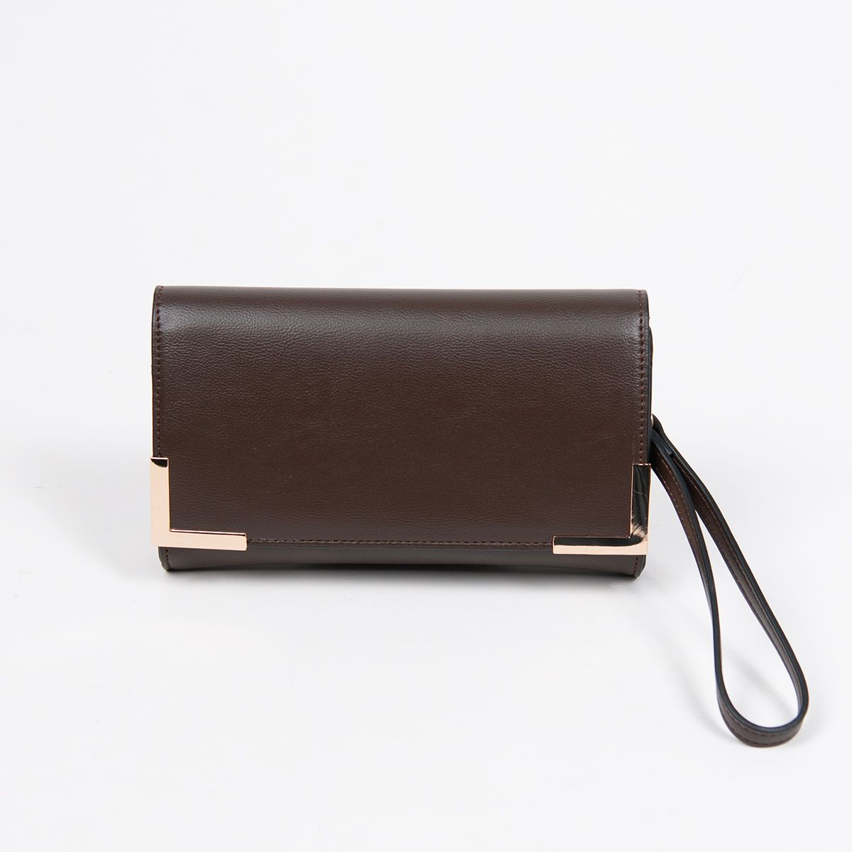 Happy party clutch - brun