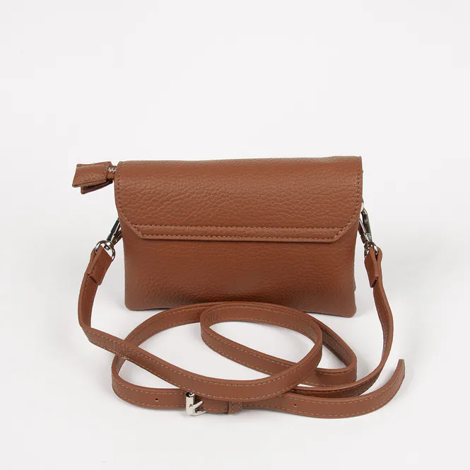 Hovedbilde DANIELLE clutch sølvfarget cognac