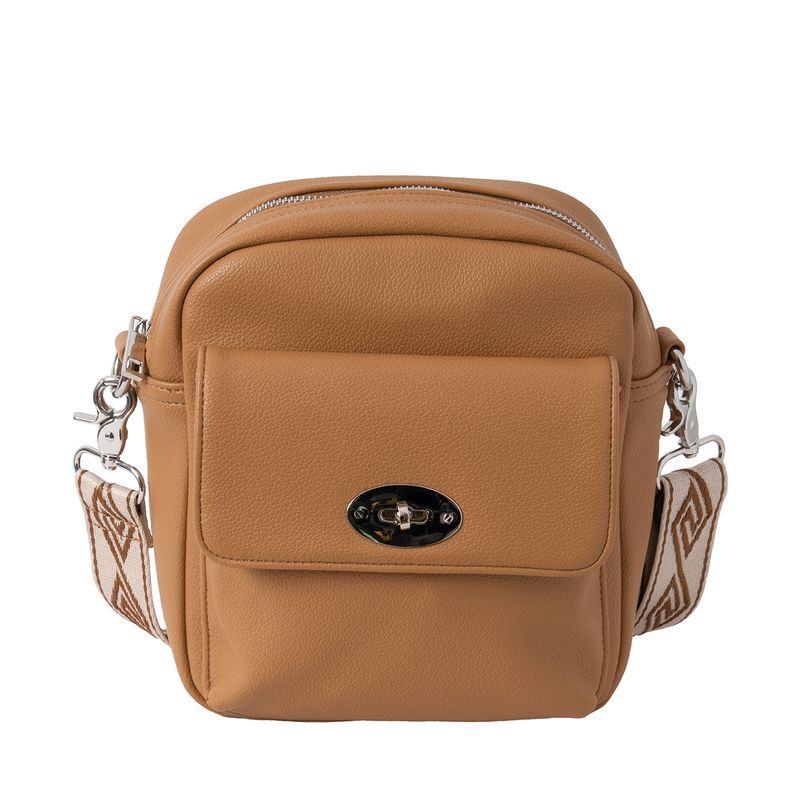 ELLEN stor citybag - cognac