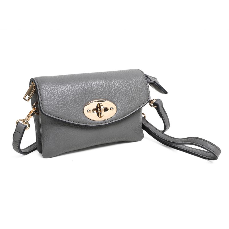 DANIELLA mini clutch - grå