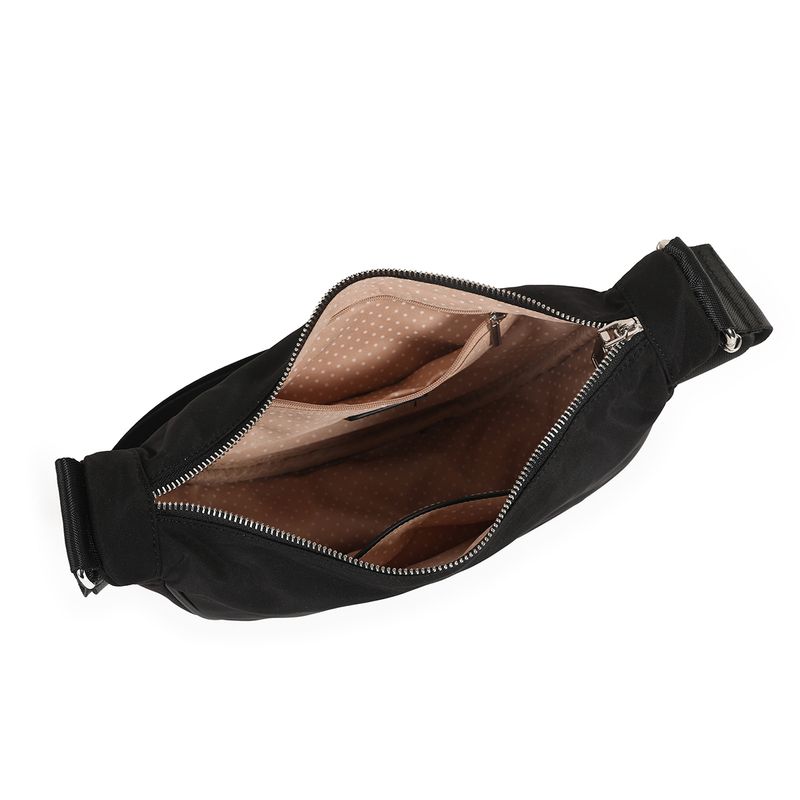 Iben nylon bumbag - svart - lett og praktisk belteveske