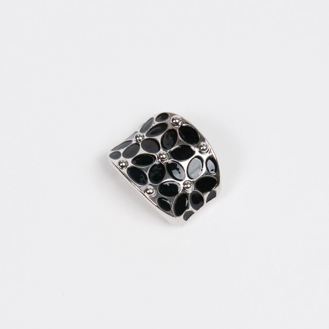 Huvudbild Scarf-ring med Geometriskt Mönster – ...