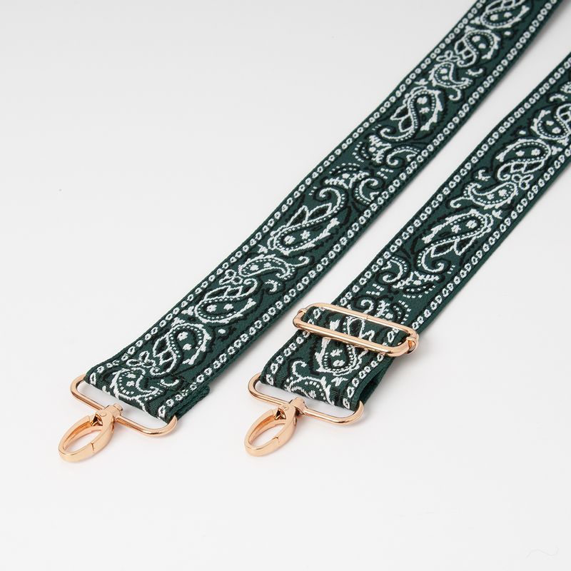 Skulderrem med bandana mønster - grønn 