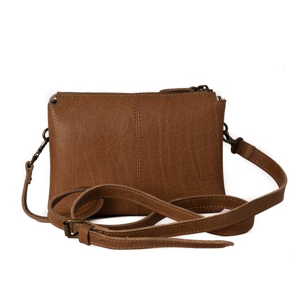 Bilde av Skinnveske ODA dobbel clutch - Brun