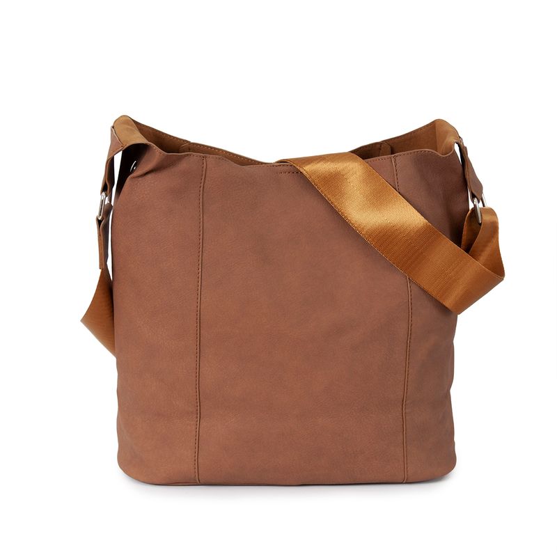 Anna stor crossbag - cognac