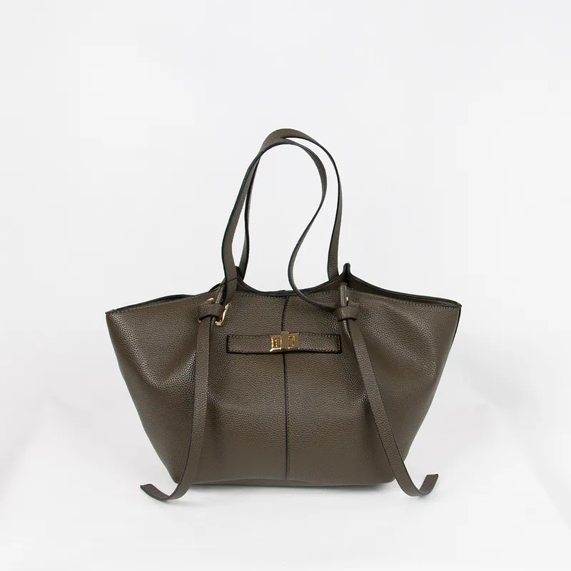 JOSEFINE shopper - olivengrønn