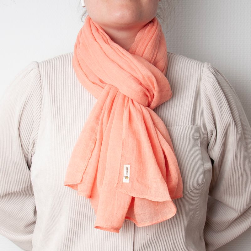 Scarf i modal - korall