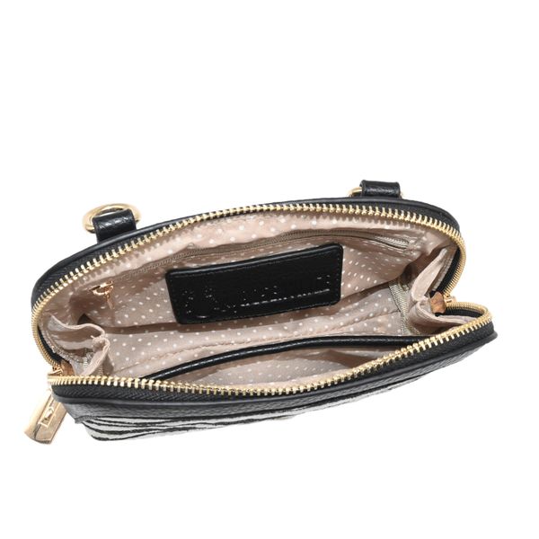 Hovedbilde GLORIA clutch veske - svart imitert skinn