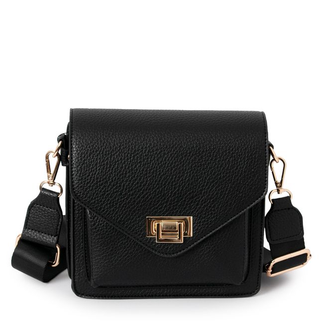 Huvudbild DUBLIN clutch med clipslås - svart