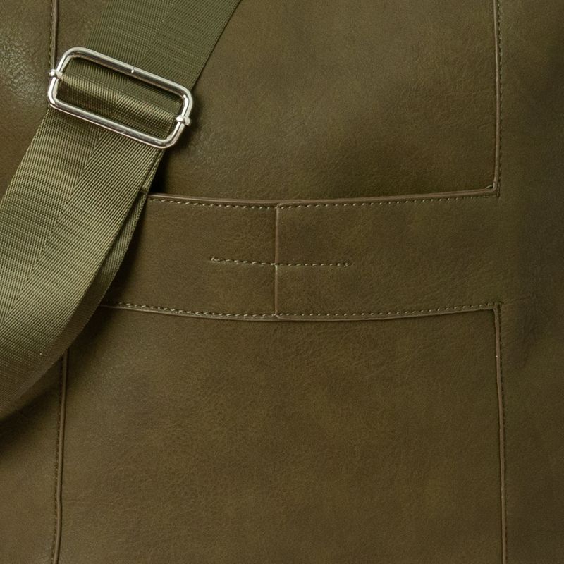 Anna stor crossbag - mørk oliven