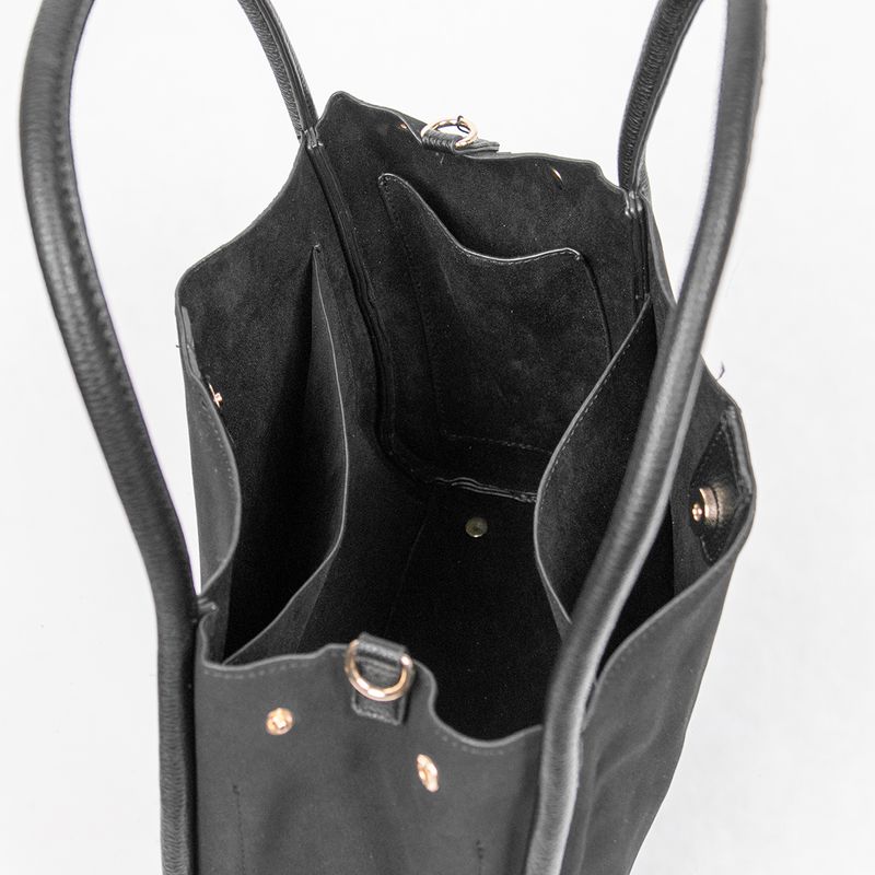 Helle shopper väska i imitationsskinn - elegant shopper med axelrem