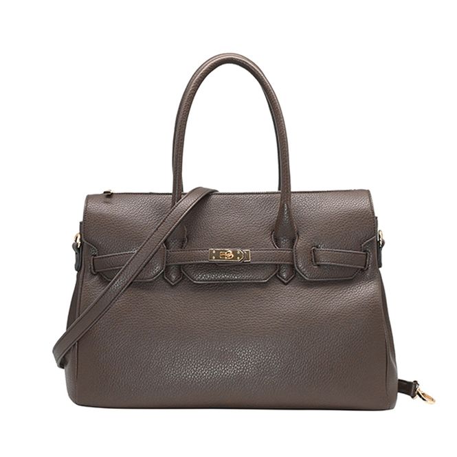 Hovedbilde Hampton shopper brun - klassisk skulderveske i ...