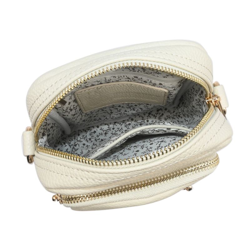 LEVI citybag med mønstret rem - lys beige