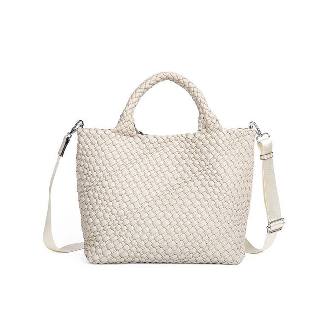 Huvudbild BILLIE flätad handväska - beige