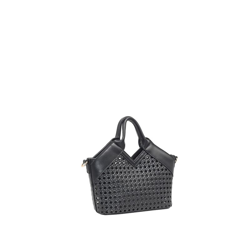 Izra liten shopper - svart - lett og elegant veske